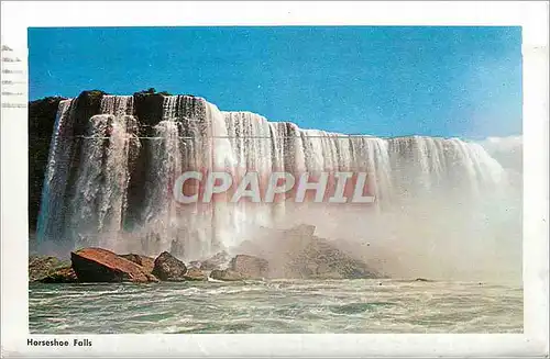 Moderne Karte Niagara Horseshoe Falls The American Falls from Goat Island
