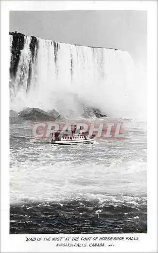 Cartes postales moderne Niagara Falls Canada Bateau