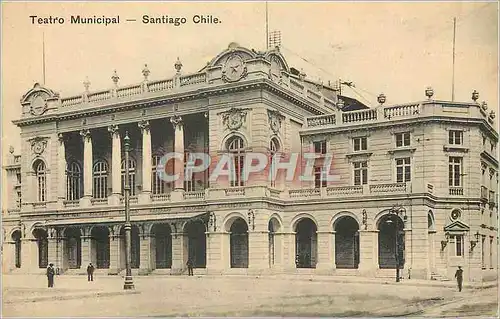 Cartes postales Chile Teatro Municipal Santiago