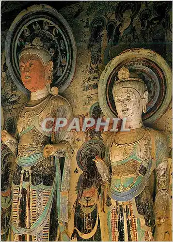 Moderne Karte China Painted Clay Sculpture Bodhisattva