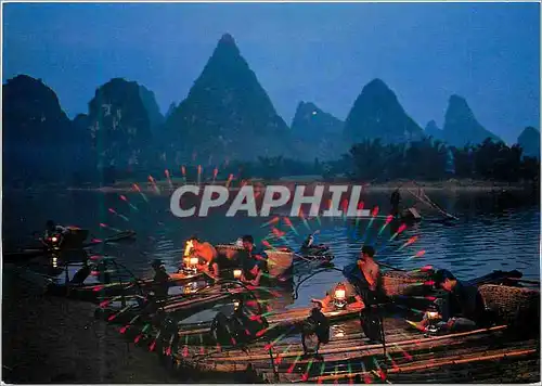 Cartes postales moderne China Fishing at Yangahio
