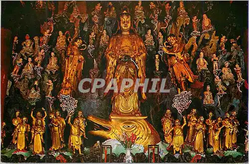 Cartes postales moderne China Shanghai Jade Buddha Sea Island Bodhisativa of Mercy