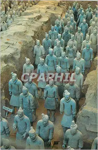 Moderne Karte China Warriors in Qin army uniform