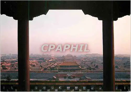 Cartes postales moderne China Distant View of Forbidden City The Palace Museum