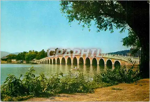 Moderne Karte China Seventeen-Arch Bridge Summer Palace