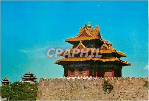 Moderne Karte China Turrets in the Palace Museum