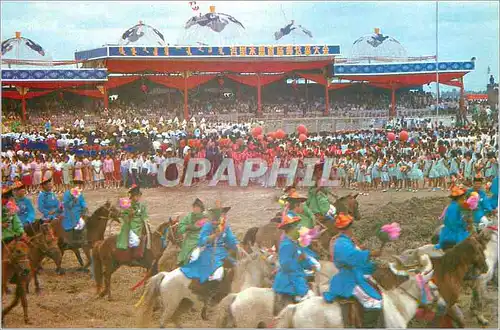 Moderne Karte China Nadam Fair in Jirem League