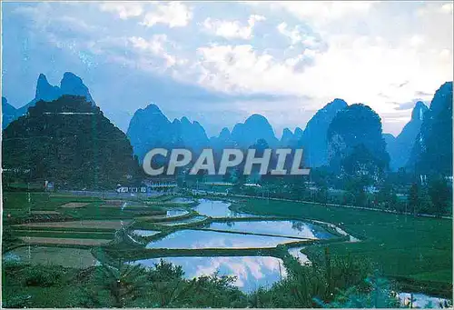 Cartes postales moderne China Scerie at Gaotian