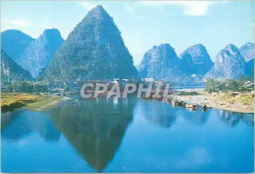 Cartes postales moderne China Green Lotus Peak