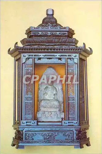 Cartes postales moderne China  Shanghai Jade Buddha Temple Yellow Jade Buddha of Medicine (North Wei Dynasty)