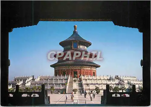 Moderne Karte China Qining Hall Temple of Heaven
