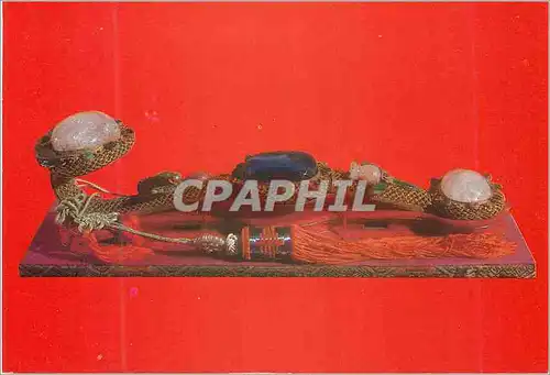 Cartes postales moderne Shanghai Jade Buddha Temple Jade Sceptre with gold setting