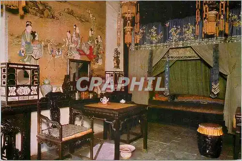 Moderne Karte China West Side Room of Chang Chun Gong (Palace of Eternal Spring) Where the Imperial Concubines