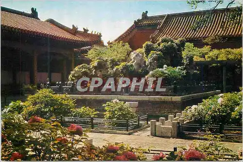 Moderne Karte China Jiang Xue Xuan (Pavillon of Crimson and White) at Imperial Garden