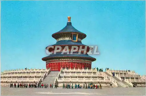 Cartes postales moderne Vues de Pekin Le Kinien Tien (Temple des Prieres pour de bonne moissons au Temple de Ciel)