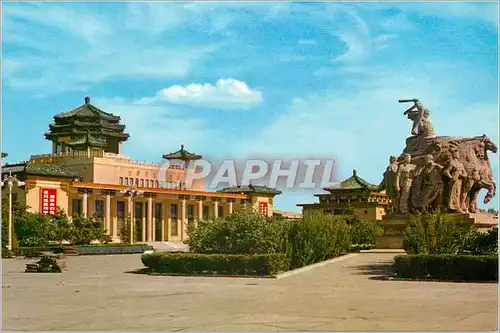 Moderne Karte Vue de Pekin Le Palais de l'Exposition de l'Agriculture