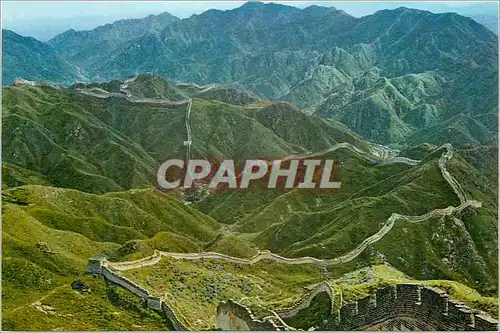 Moderne Karte Vue de Pekin La Grande Muraille