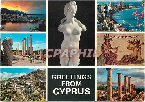 Moderne Karte Cyprus