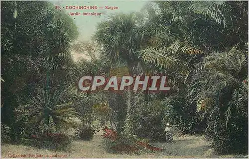 Cartes postales Cochinchine Saigon Jardin botanique