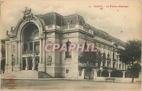 Ansichtskarte AK Saigon le Theatre Municipal