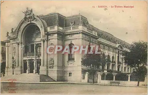 Cartes postales Saigon le Theatre Municipal