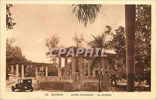 Ansichtskarte AK Saigon Jardin Botanique La Pergola