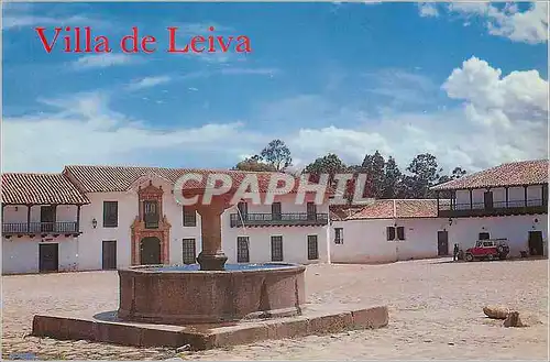 Moderne Karte Colombia Villa de Leiva Plaza principal Main Square
