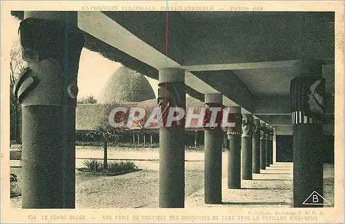 Ansichtskarte AK le Congo Belge Vue Prise du Portique des Industries de luxe vers le Pavillon d'Honneur