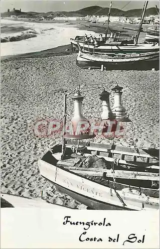 Cartes postales moderne Costa del Sol Fuengirola la Playa Bateaux de peche