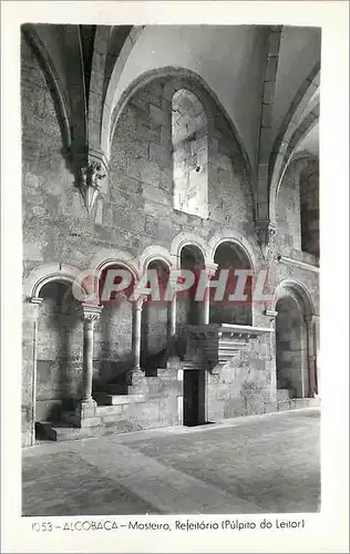 Moderne Karte Alcobaca Mosteiro Refeitorio Pulpito do Leitor