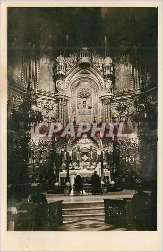 Moderne Karte Montserrat Interior de la Basilica