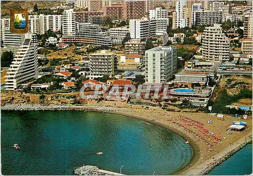 Cartes postales moderne Torremolinos Benalmadena Costa Vue Partielle aerienne