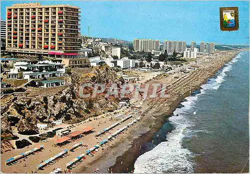 Cartes postales moderne Torremolinos Costa del Sol Vue aerienne de la Plage la Roca