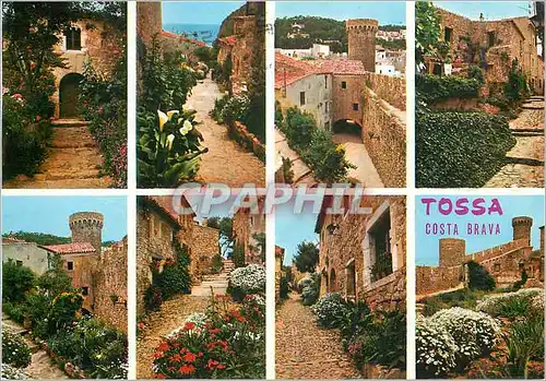 Cartes postales moderne Tossa de Mar Costa Brava Séquences de Villa Vella