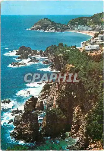 Cartes postales moderne Tossa de Mar Costa Brava Vue Generale de la Vila Vella et de la Cote