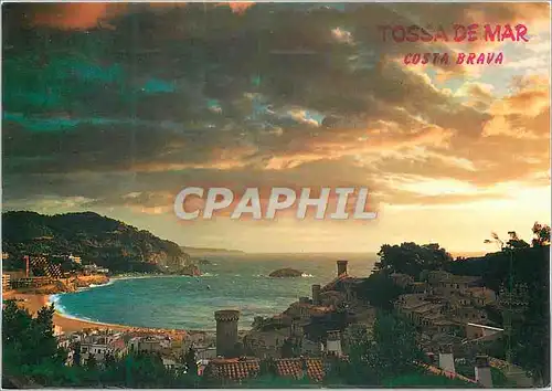 Cartes postales moderne Tossa de Mar Costa Brava Beau Crepuscule