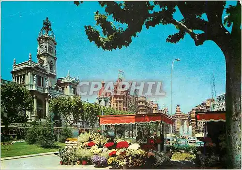 Cartes postales moderne Valencia Place du Caudillo