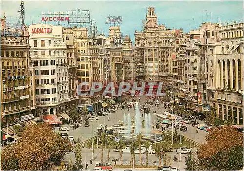 Cartes postales moderne Valencia The Caudillo Square