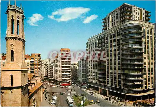Cartes postales moderne valencia Place de saint Agustin