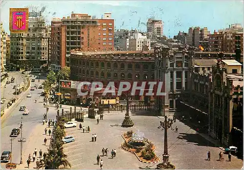 Cartes postales moderne Valencia Gare du Nord et Place des Taureaux
