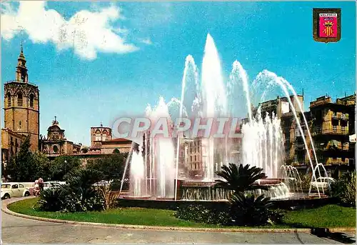 Cartes postales moderne Valencia Place de la Reine