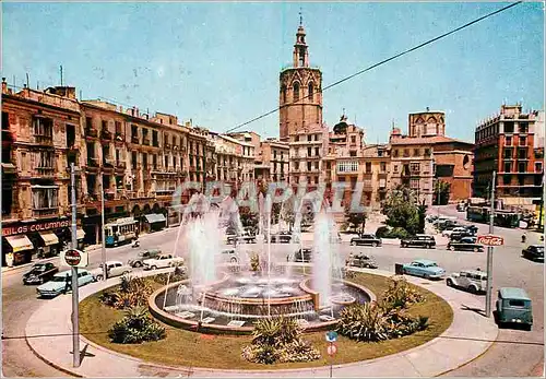Cartes postales moderne Valencia Place de la Reine