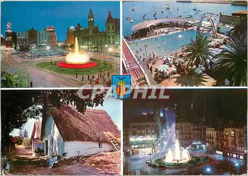 Cartes postales moderne Valencia Vues de la Ville