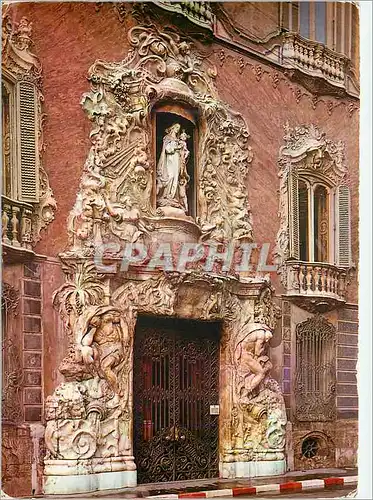 Cartes postales moderne valencia The Marques de Dos Aguas Palace Frontispice