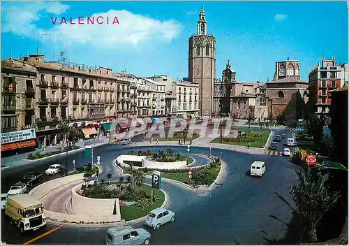 Cartes postales moderne Valencia Place de zaragoza et Miguelete