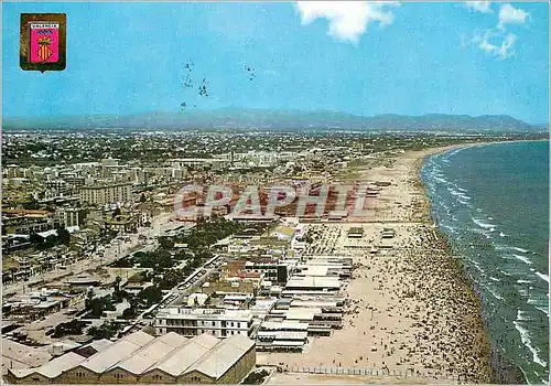 Moderne Karte Valencia Plage de Levante