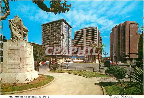 Cartes postales moderne Valencia Place Marques de Estella