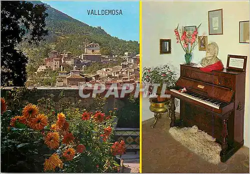 Moderne Karte Mallorca Baleares Valldemossa Chopin