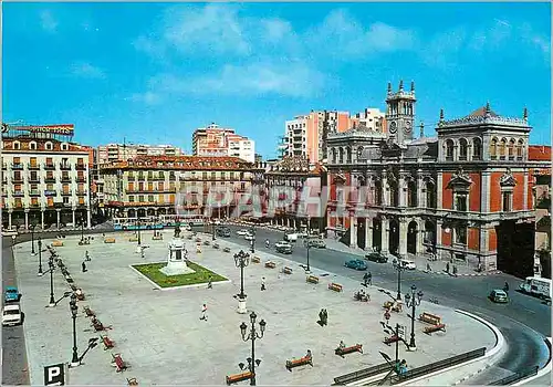 Cartes postales moderne Valladolid Place Principale et Mairie