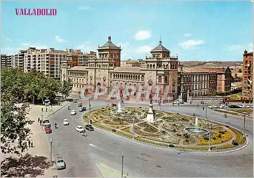 Cartes postales moderne Valladolid Place de Zorrilla et Academie de Cavalerie